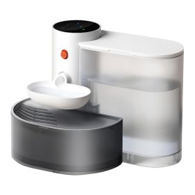 Smart Pet Water Fountain Automatic Water Dispenser 3L/101OZ Cordless Rechargeable Dog Water Fountain Self-Refill with 3 Adjustable Volume 3 Time I