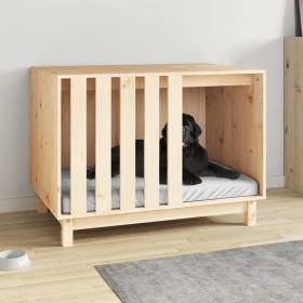 Dog House Natural Wooden Solid Pine Wood