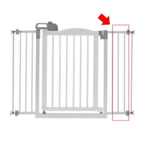 One-Touch Gate (Option: Touch Gate II Extension in White)